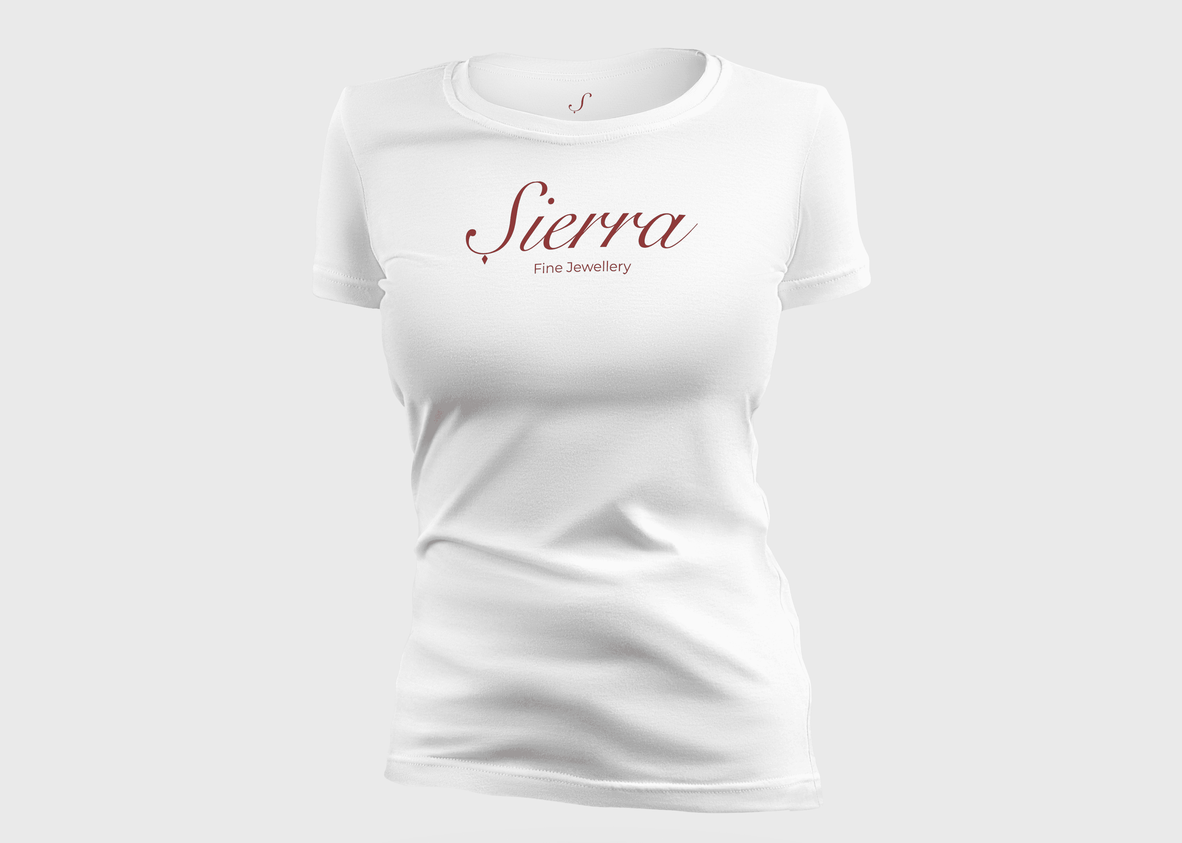 Logo placement mock up on T-shirt